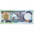 Каймановы острова 1 доллар 2006 год - Королева Елизавета II и рыба-ангел UNC