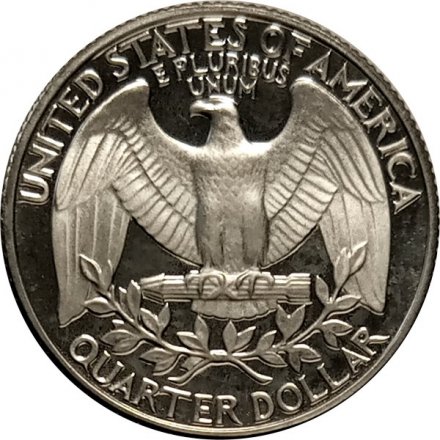 США 25 центов (1/4 доллара) 1981 год - Джордж Вашингтон (S)