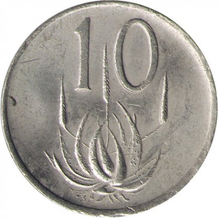 ЮАР 10 центов 1986 год