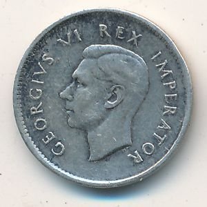 ЮАР 3 пенса 1937 год