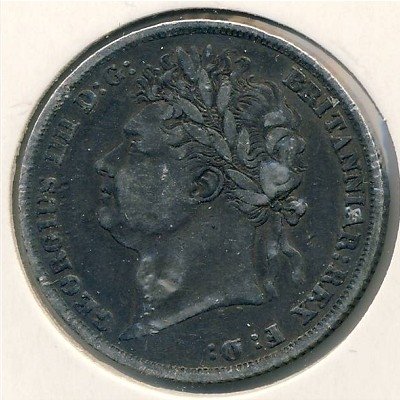 Великобритания 1 шиллинг 1824 год
