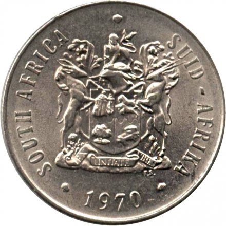 ЮАР 50 центов 1970 год