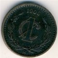 Мексика 1 сентаво 1906 год