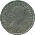Великобритания 6 пенсов 1953 год