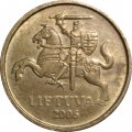 Литва 10 центов 2006 год