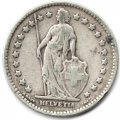 Швейцария 1 франк 1916 год