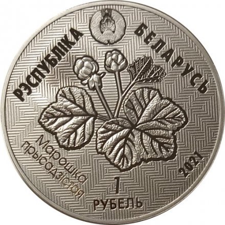 Беларусь 1 рубль 2021 год - Заказники Беларуси - Заказник &quot;Ельня&quot;