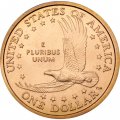 США 1 доллар 2000 год - Сакагавея. Парящий Орёл (D)