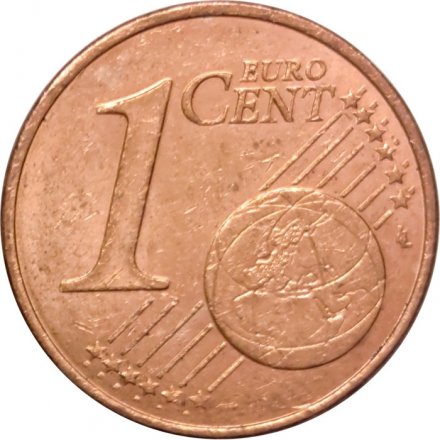 Франция 1 евроцент 2009 год