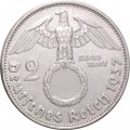 Третий Рейх 2 рейхсмарки 1937 год (E)
