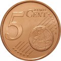 Эстония 5 евроцентов 2017 год