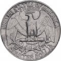 США 25 центов (1/4 доллара) 1981 год - Джордж Вашингтон (P)