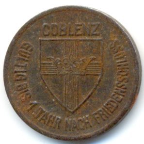 Германия 25 пфеннигов 1918 год