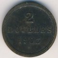Гернси 2 дубля 1903 год