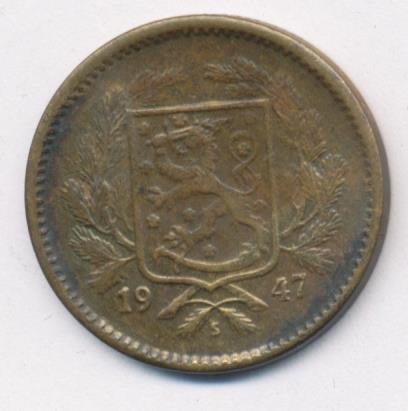 Финляндия 5 марок 1947 год