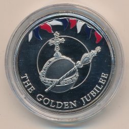 Фолклендские острова 50 пенсов 2002 год