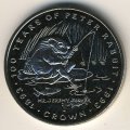 Гибралтар 1 крона 1993 год - 100 лет созданию Кролика Питера. Мистер Джереми Фишер.
