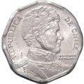 Чили 1 песо 2001 год UNC