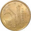 Андорра 10 евроцентов 2017 год - Церковь Санта Колома