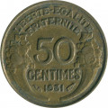 Франция 50 сантимов 1931 год