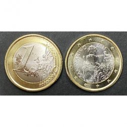 Сан-Марино 1 евро 2021 год - Башня Честа