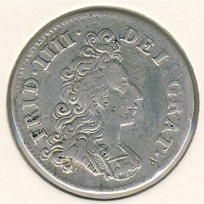 Дания 8 скиллингов 1704 год