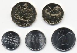 Набор из 5 монет Самоа 2011 год - Туиатуа Тупуа Тамасесе Эфи