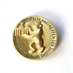 Значок Deutschland treffen der jugend Berlin. Встреча молодежи Германии в Берлине, 1964 г.