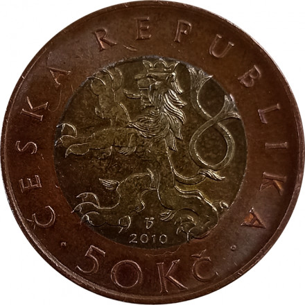 Чехия 50 крон 2010 год