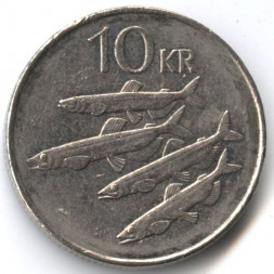 Исландия 10 крон 1994 год - Мойва