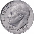 США 1 дайм (10 центов) 1998 год - Франклин Рузвельт (P)