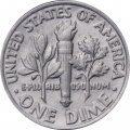 США 1 дайм (10 центов) 1998 год - Франклин Рузвельт (P)