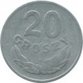 Польша 20 грошей 1961 год 