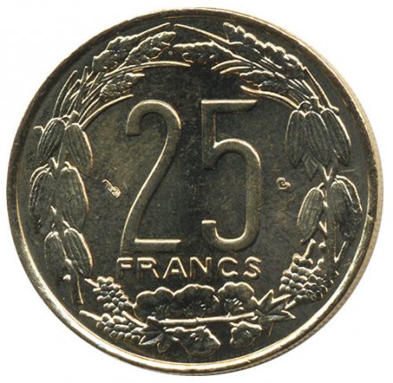 Центральная Африка 25 франков 2003 год - Западная канна (антилопы)