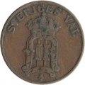 Швеция 2 эре 1907 год - Король Оскар II