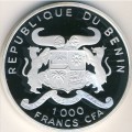 Бенин 1000 франков КФА 2003 год