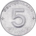 ГДР 5 пфеннигов 1953 год (A) 