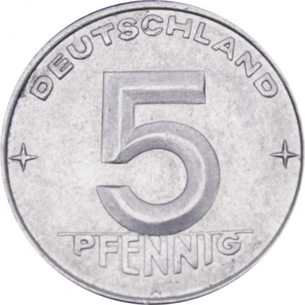ГДР 5 пфеннигов 1953 год (A) 