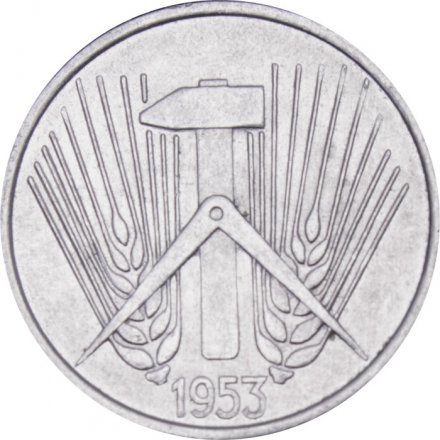 ГДР 5 пфеннигов 1953 год (A) 