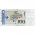 ФРГ (Германия) 100 марок 1991 год - Клара Шуман. Рояль - VF