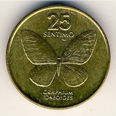 Филиппины 25 сентимо 1991 год