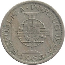 Ангола 2,5 эскудо 1968 год