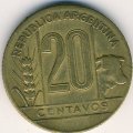 Аргентина 20 сентаво 1946 год