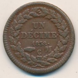 Монако 1 десим 1838 год