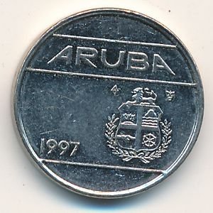 Аруба 10 центов 1997 год