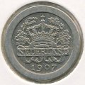 Нидерланды 5 центов 1907 год Вильгельмина