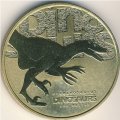 Тувалу 1 доллар 2002 год - Дромеозавр