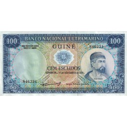Португальская Гвинея 100 эскудо 1971 год - UNC
