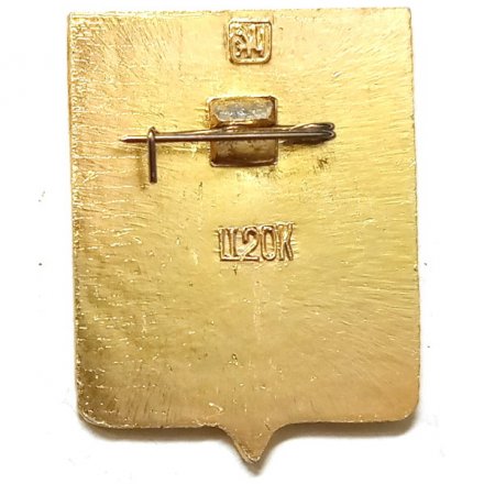 Значок Стретинск. Забайкальский край. Герб. Серия &quot;Квадраты&quot;