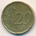 Нидерланды 20 евроцентов 2002 год